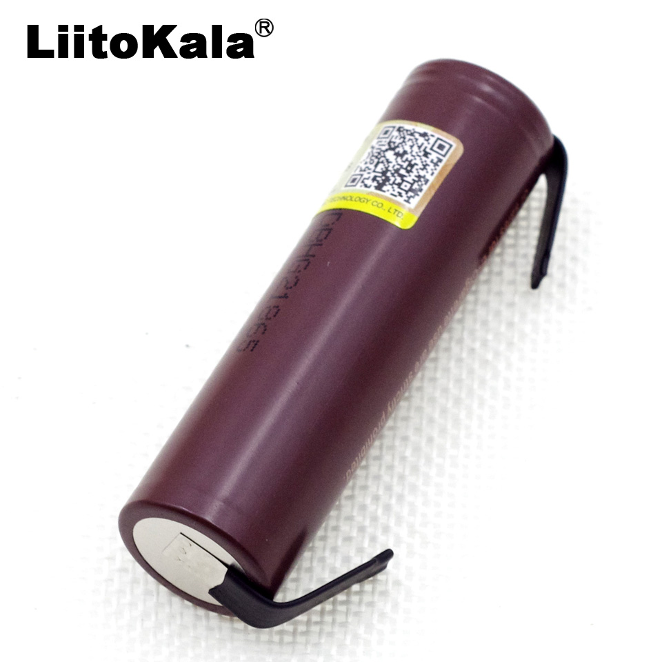 Liitokala за LG HG2 18650 3000mAh електронска цигара батерија на високо-испуштање, 30A висока тековната + DIY nicke