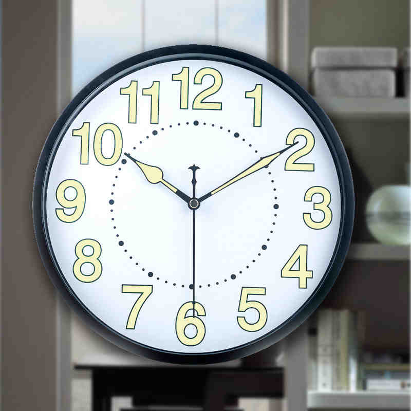 Прозрачна дневна соба ѕиден часовник мода модерна го исклучите часовник краток часовници кварц часовник