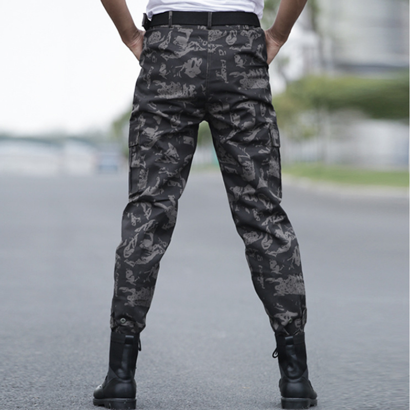 Година Mens Товар Панталони Есен Зима Маскирни Панталони Мода Тактички Воен Панталони Обичните Мажи Војска Бренд