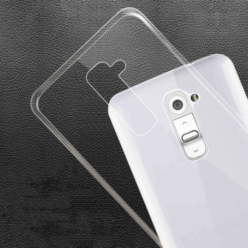 ЗА G2 LG мек силикон телефон покрие LGG2 TPU Транспарентен Тенка телефон случај 5.2