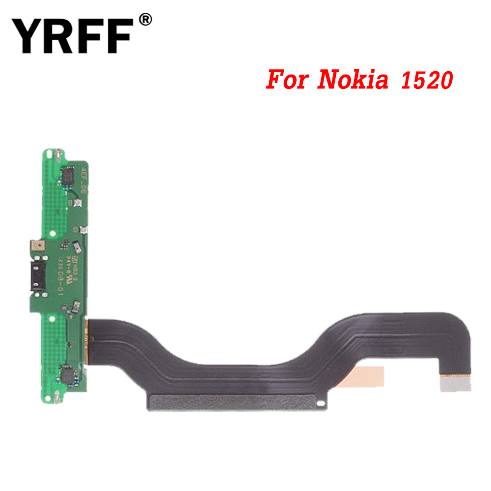 YRFF Flex Кабелот За Nokia Lumia 1520 N1520 Приклучете го Полначот Flex Полнење преку USB Port Конектор Флекс Кабел Лента