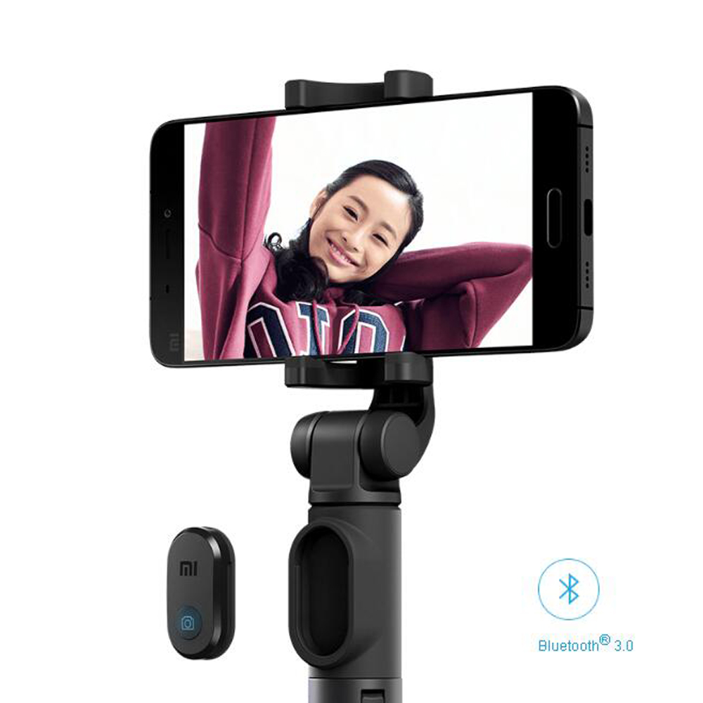 Xiaomi Selfie Стап Tripod Bluetooth 3.0 Monopod Selfie Стап Свитлива Tripod 2 во 1 за Android и iPhone Мобилни Телефони