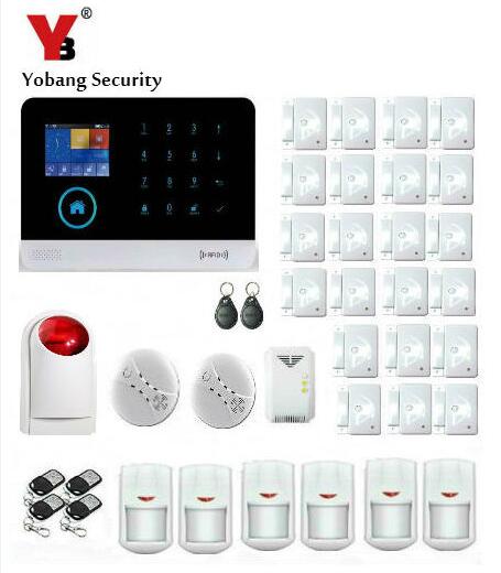 Yobang Безбедност - СТАН Далечински Управувач 2.4 G Smart Home Security WIFI GSM, GPRS Аларм за Гас Сензор Детектор на