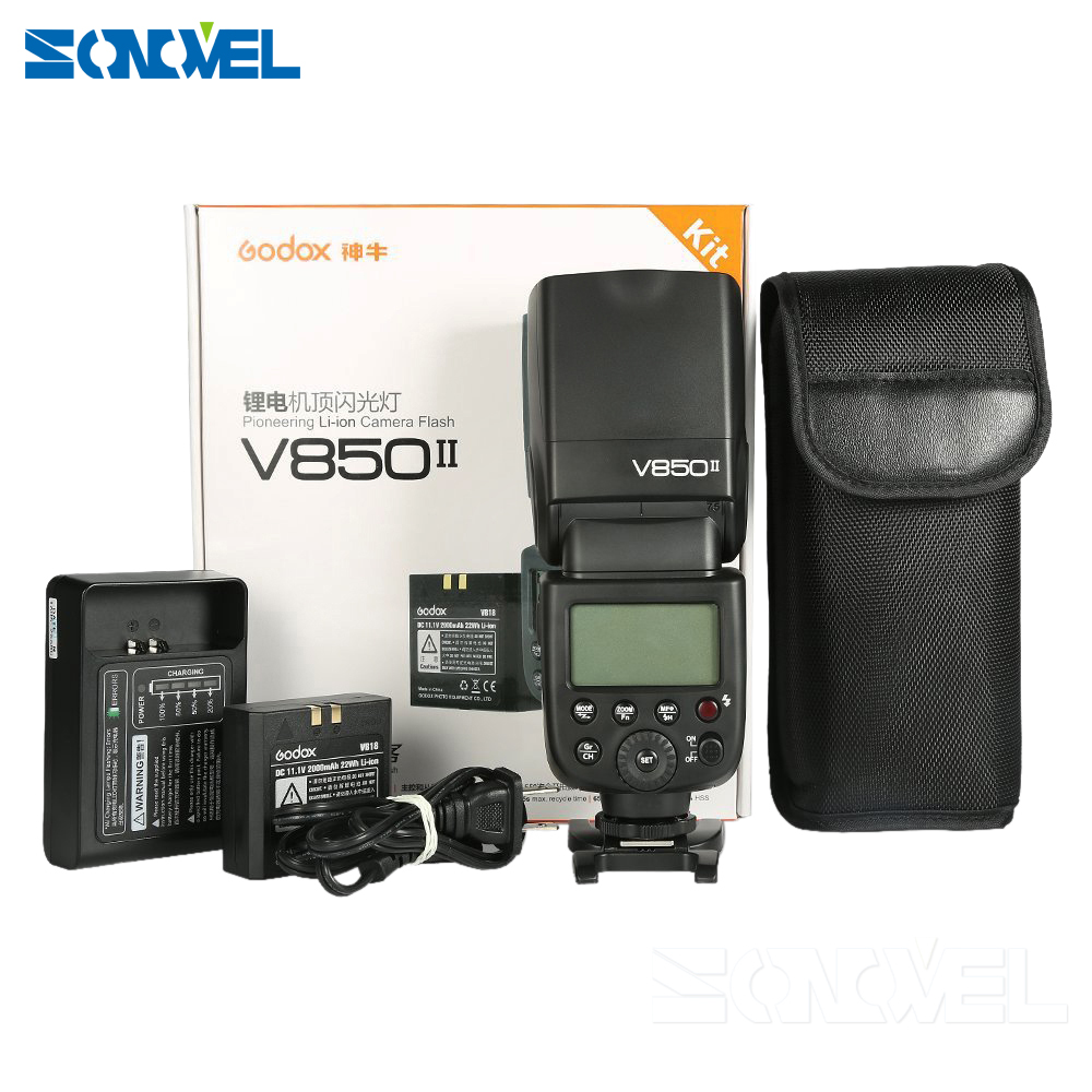 Godox V850II GN60 ХСС 2.4 G Безжична X Системот Флеш Speedlite Li-ion батерија + X1T-О Предавател За Олимп Fujifilm Lumix