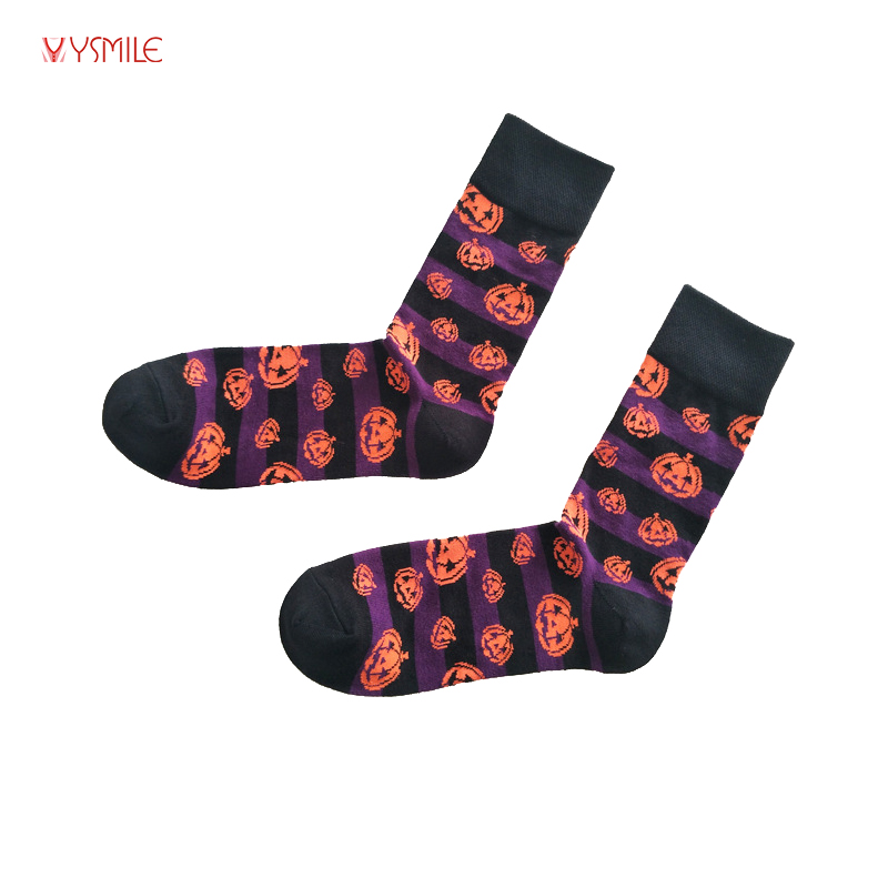 YSMILE Y Најновите Секојдневен Уметност Чорапи Мажи Жени членови на Екипажот Новина Тиква Лилјак Сокс За ноќта на Вештерките