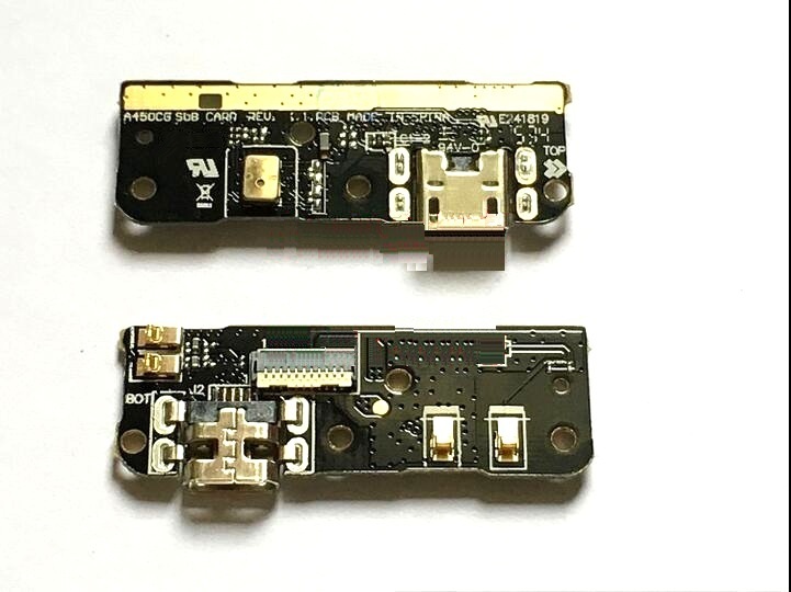 Вистински USB датум полнење клупа flex кабел За Asus zenfone 4 A450CG 4.5 USB конектор порта PCB flex кабел со џек порта