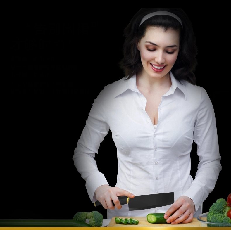 6 инчен Црна Керамички Кујна Секира Најдобри Нож за Месо Секира Готвач е Режење Ножеви За Кујнски Прибор