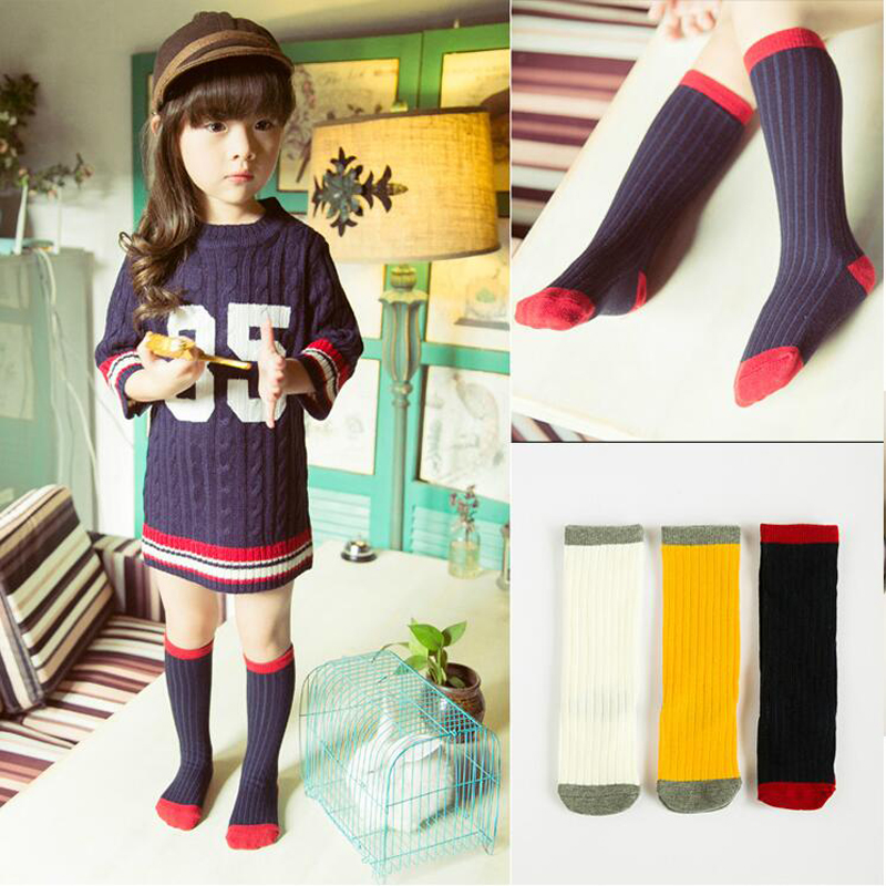 Бесплатен превозот есен и зима мода деца памучни чорапи 19 бои options момче чорапи девојки Чорапи