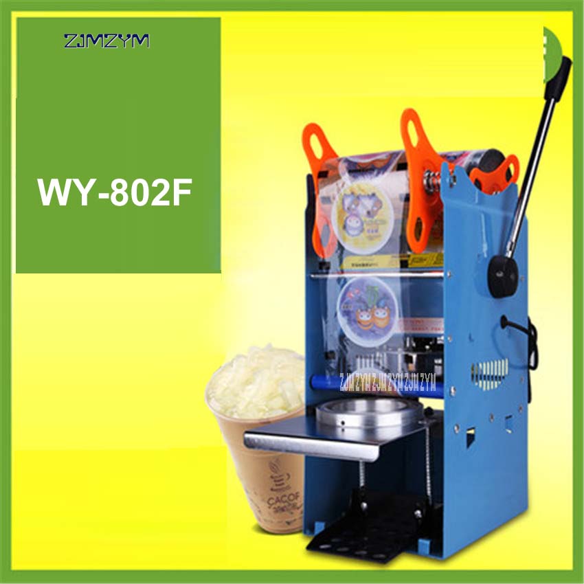 WY-802F Меур чај машина Прирачник Првенство запечатување машина за 9.5 cm првенство 220V/50hz Првенство sealer за Кафе/Меур