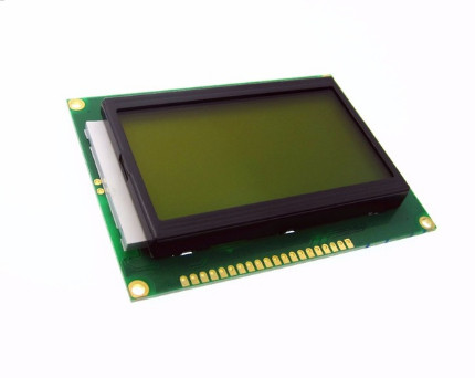 HAILANGNIAO 1pcs/многу 128X64 128*64 ТОЧКИ LCD модул 5V жолта/зелена екран 12864 LCD екран со заднинско осветлување ST7920