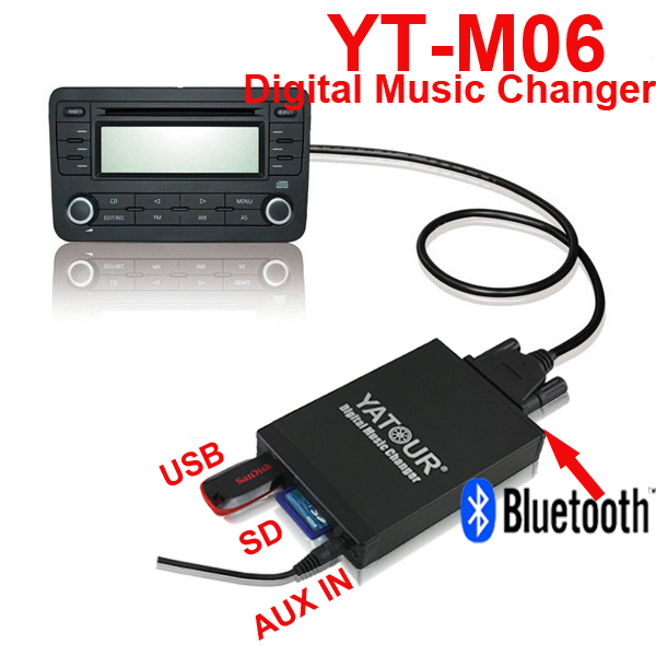Yatour радио USB, SD дигитални MP3 плеер за Volvo C70 S40 S60 S80 V40 V70 XC70 HU радио со систем за Навигација
