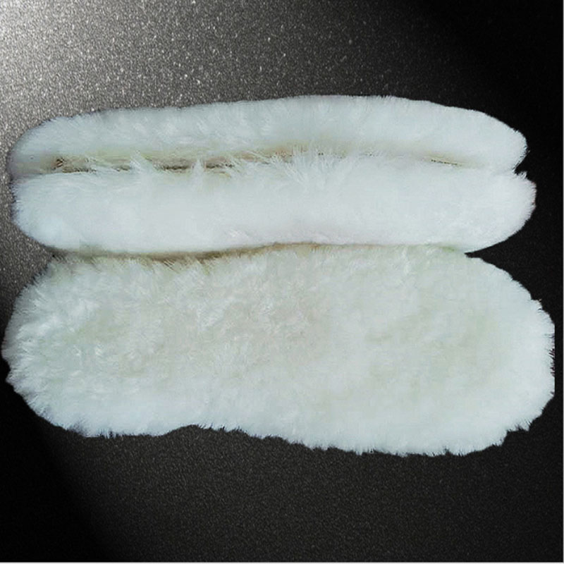 Зимски Природни Овча Insole Вистински Волнени Руно Insole За Задржи Затоплување Чевли Патики Insole Шок Апсорпција Мажи