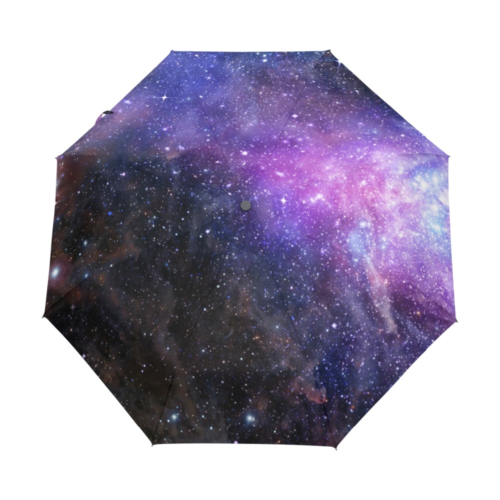 Галакси Простор Универзумот Маглина Облак Обичај Количка За Мажи Дожд Чадор Виткање Патување Машки Чадор Врнежлив Windproof
