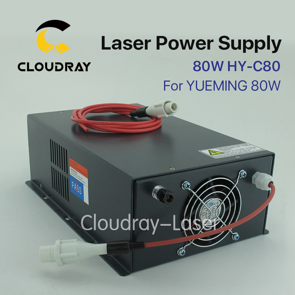Cloudray Co2 Laser Напојување 80W За YUEMING Гравирање / Машина за Сечење