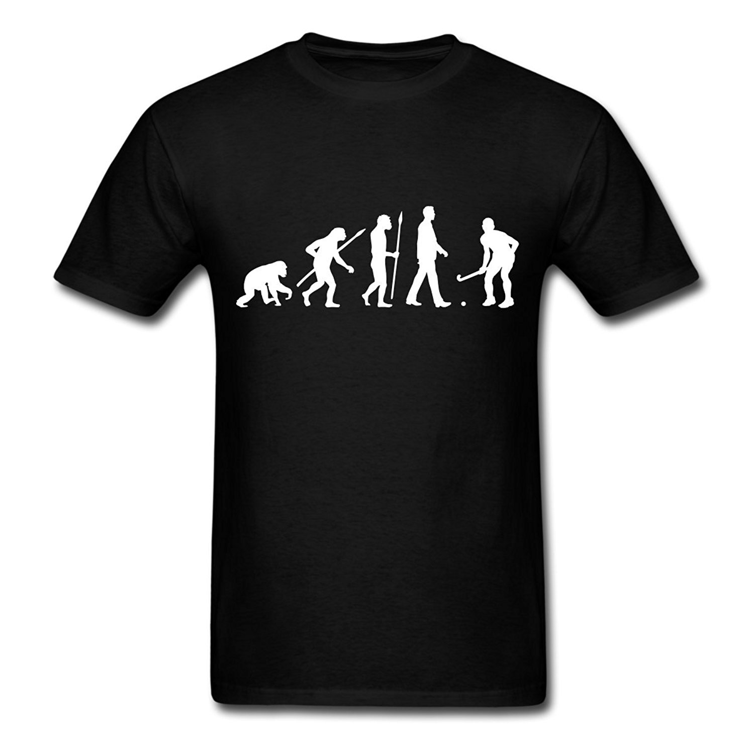 Еволуцијата Областа Hockeyer машка Маица Евтини Продажба 100 % Памук Т Кошули за Момчиња Човек Print T-Shirt Битник Врвот Tee