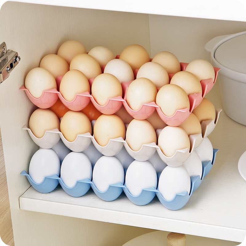 2018 Нови Продажба Без Храна Таложење може да се Помешани со 15 Мрежа Јајце Складирање Кутија Фрижидер Анти Скршено Јајце