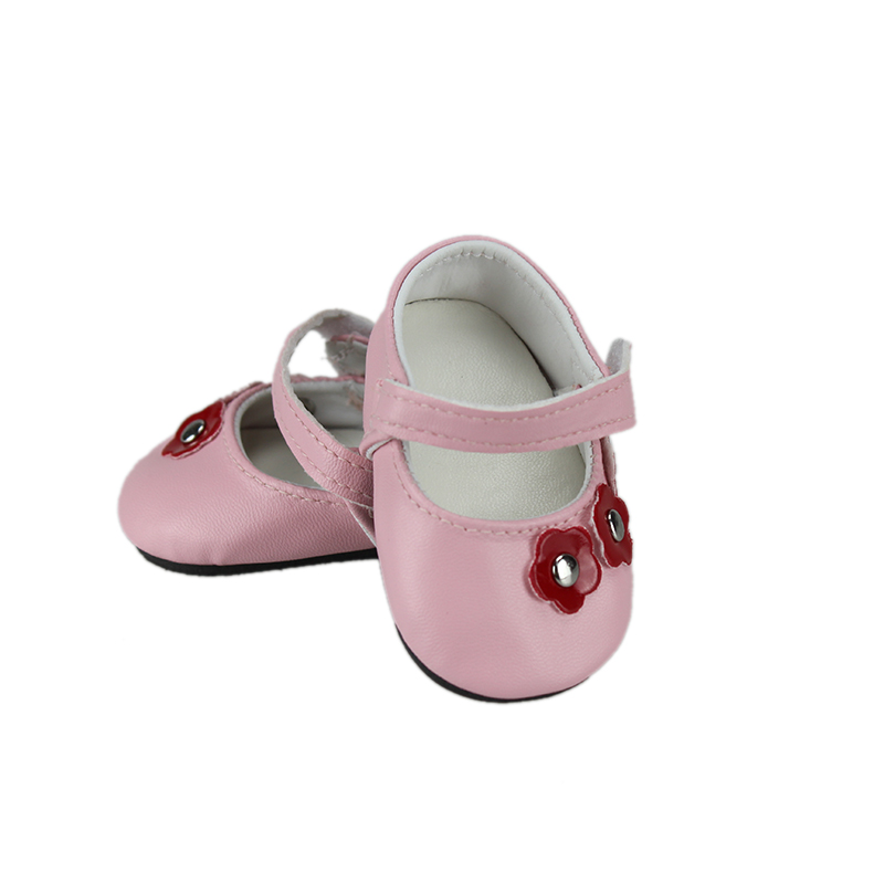 Кукла чевли ,розова кукла чевли за 18 инчен американска девојка кукла за бебе подарок