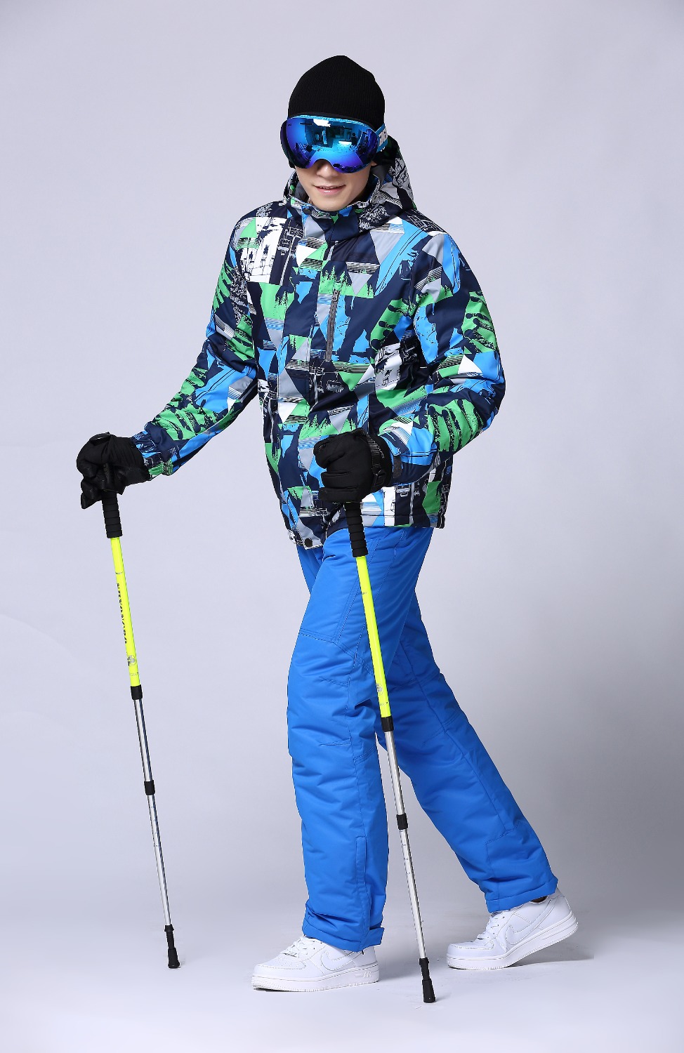 Новиот Ски Одговараат На Машки Windproof Водоотпорен Згусне Облека За Мажи Аикидо Јакна И Панталони Бренд Палто И Панталони