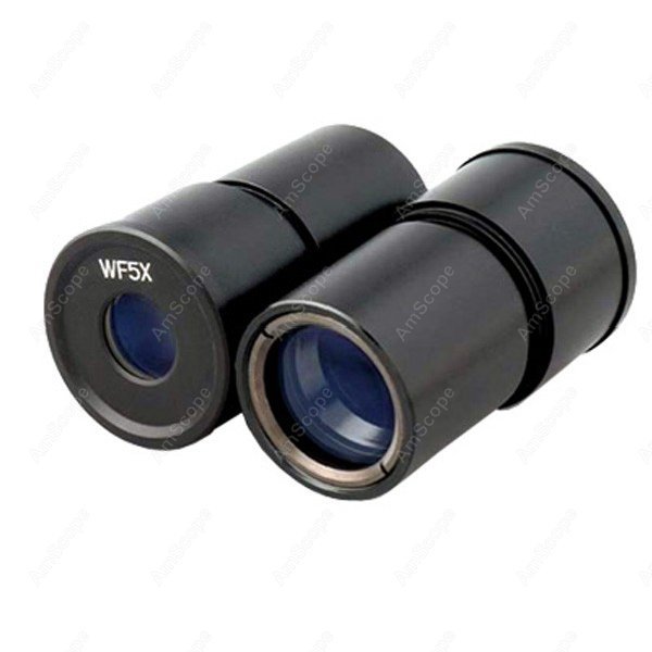 Бесплатен превозот !!!! Микроскоп Eyepieces-AmScope Материјали Пар на WF5X Микроскоп Eyepieces (30.5 mm)
