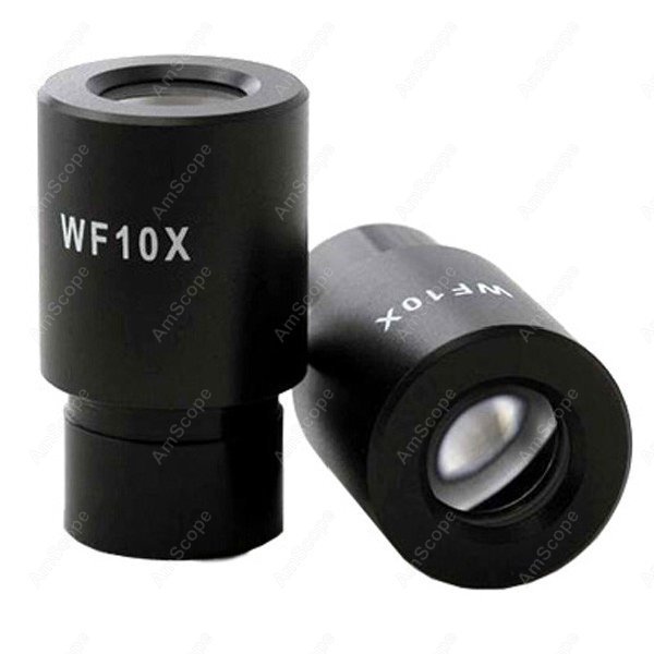 Бесплатен превозот !!!! Микроскоп Окуларот-AmScope Материјали Пар на WF10X Микроскоп Eyepieces (23mm)