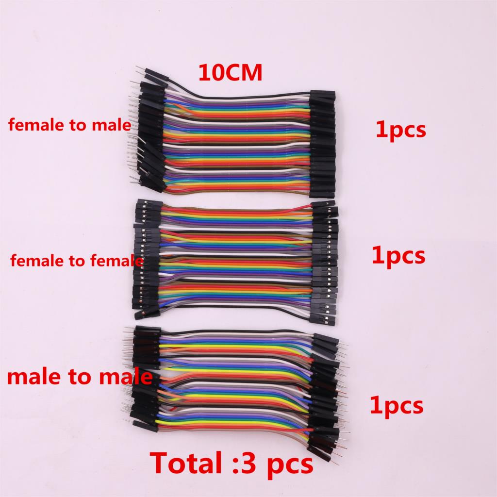 Dupont линија 120 компјутери/многу 10cm машки да машки + на женски машки и женски женски скокач жица Dupont кабел за