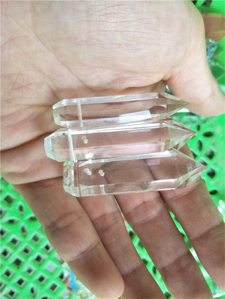2 парчиња висок квалитет на Природен кристално јасно мали стапче pendant лекување како подарок