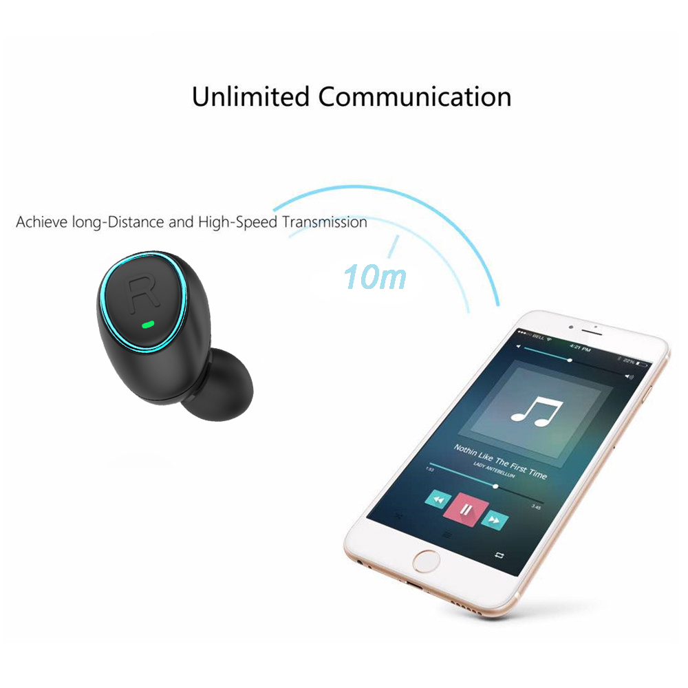 HTK18 TWS Невидливи Мини Слушалки 3D Стерео Hands-free Намалување на Шумот Bluetooth Слушалки Безжични Слушалки и Моќ