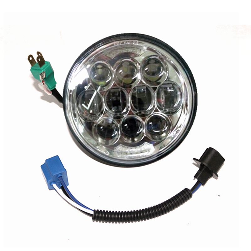 5-3/4 5.75 инчен Мотоцикл Daymaker LED Проектор Ореол Светлата за Харли Дејвидсон Headlamp центарот на Вниманието Возење