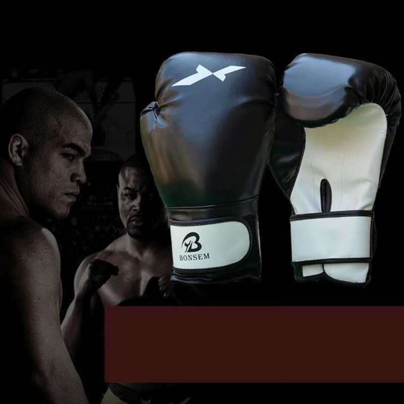 Жени Мажи СТП Кожа Санда Боксерски Ракавици Grappling Обука Удирање Спаринг Боксерски Ракавици Muay Тајландски Бокс Ракавици Ц1
