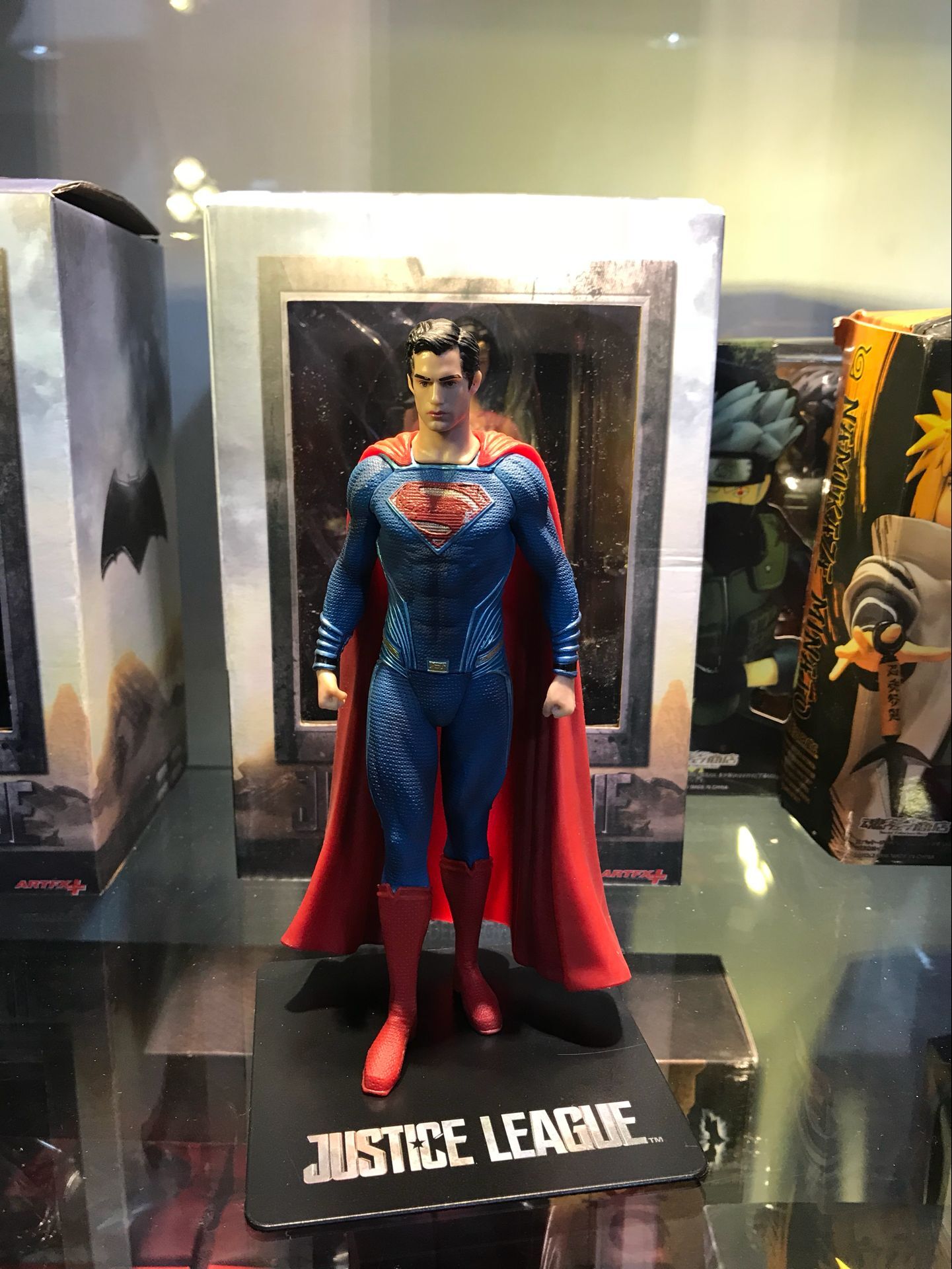 ARTFX + СТАТУА Правда Лигата Супермен 1/10 Скала DC Супер Херој Човек Слика Колекционерски Модел Играчки 18cm