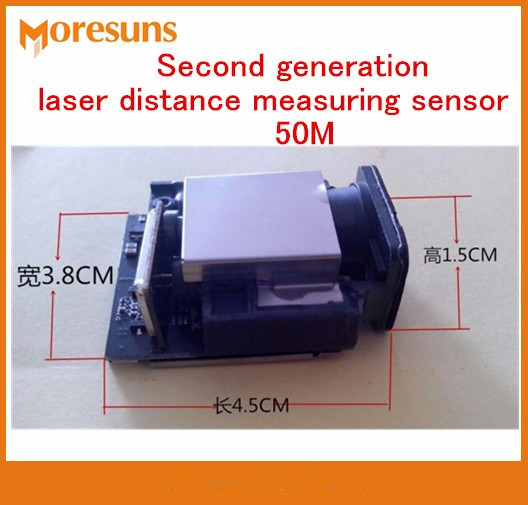 Fasr Слободни Брод Втора Генерација на ласерски Дистанца за Мерење на Сензор 50M +-1mm Max фреквенција 20HZ Ласерски кои се Движат Сензор Модул