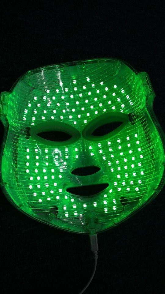 7 бои фотон PDT предводена за нега на кожата на лицето маска сино зелено, црвено светло терапија PDT фотон доведе лицето маска