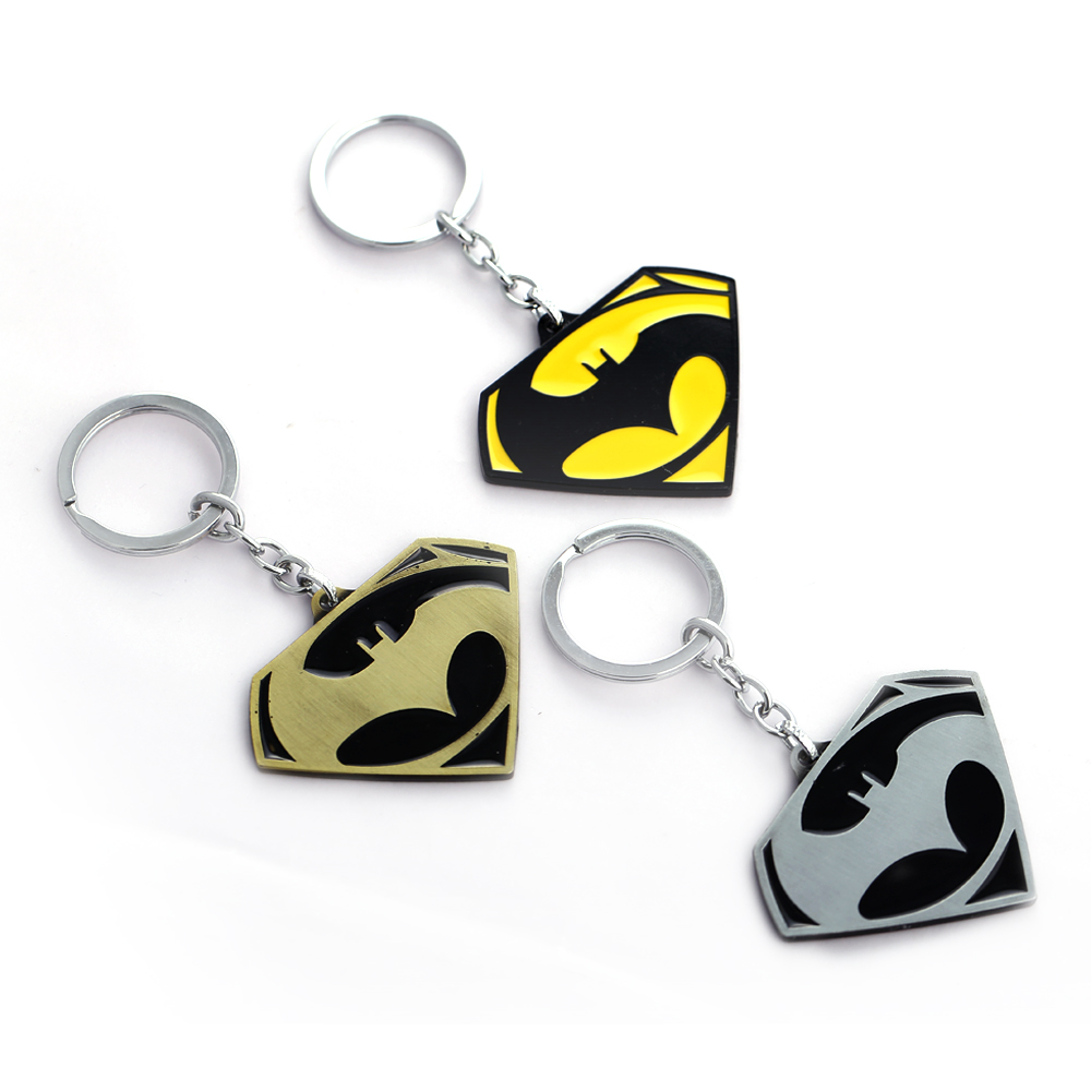 MS Бетмен Против Супермен Копче Синџир Зората на Правдата Клучните Прстени За Подарок Chaveiro Автомобил Keychain Накит Клуч на Носителот на Сувенири