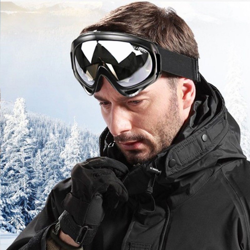 WOLFBIKE Снег Googles Windproof UV400 Мотоцикл моторни санки Скијачки Очила Eyewear Пад на Превозот