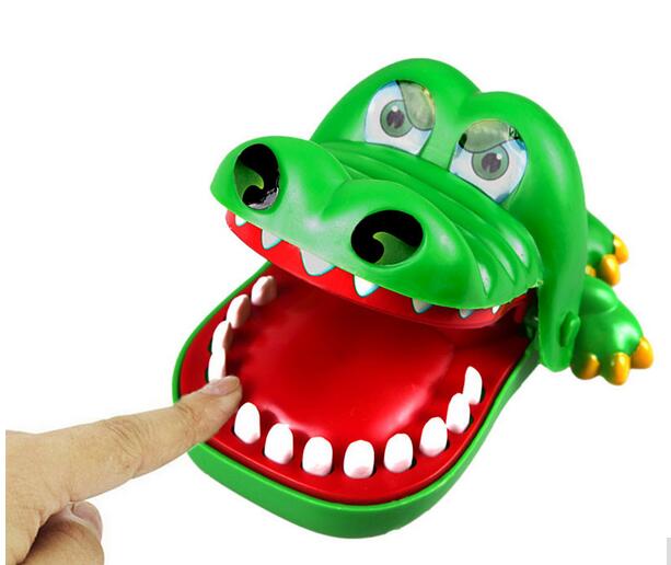 Голема Забава Играчки Крокодил Стоматолог Залак Прст Игра Смешни Novetly Крокодил Играчка за Деца Подарок
