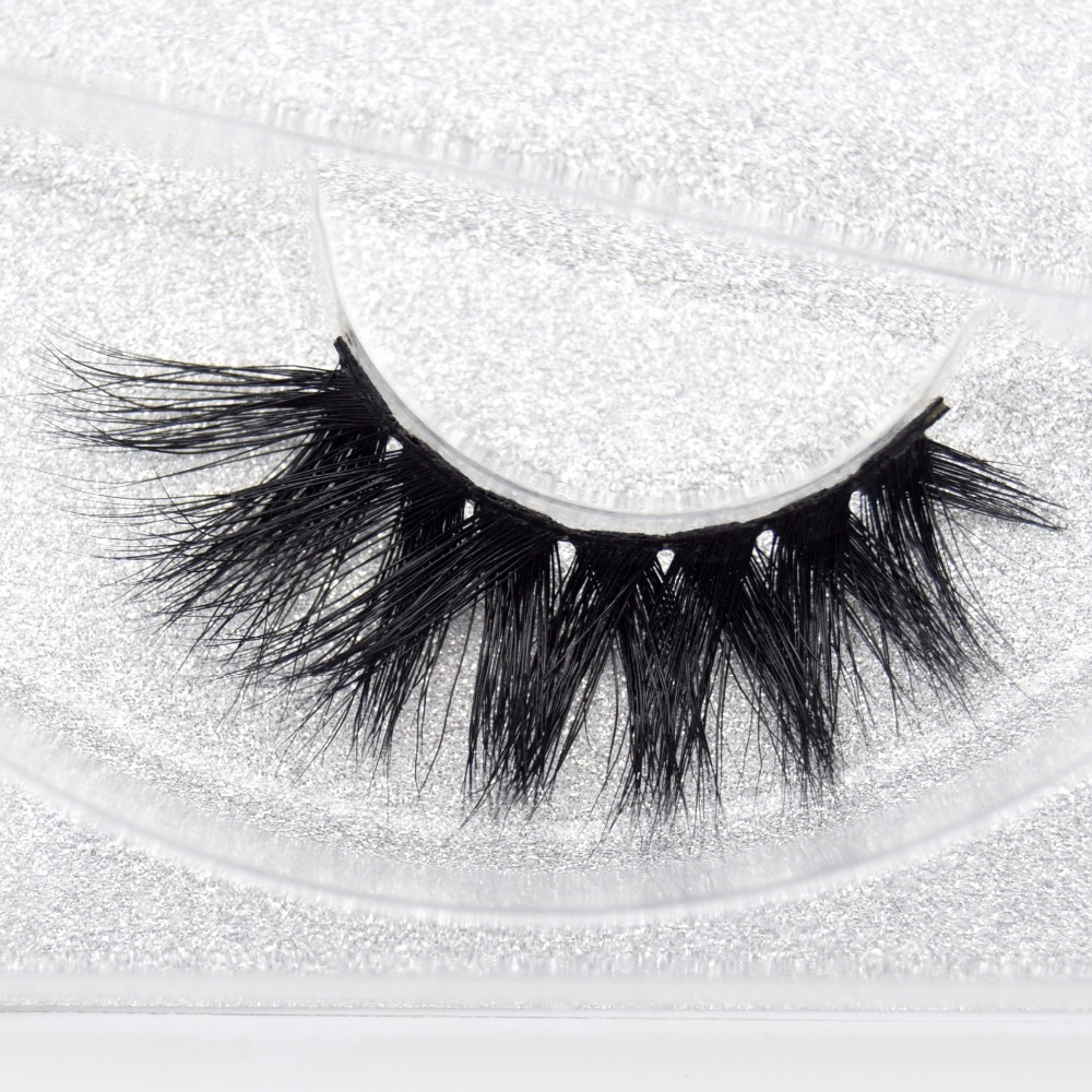 Visofree Mink Трепките 3D Mink Трепките рачно изработени Полна Лента Трепките Средни Волумен Лажни Трепки шминка на очите