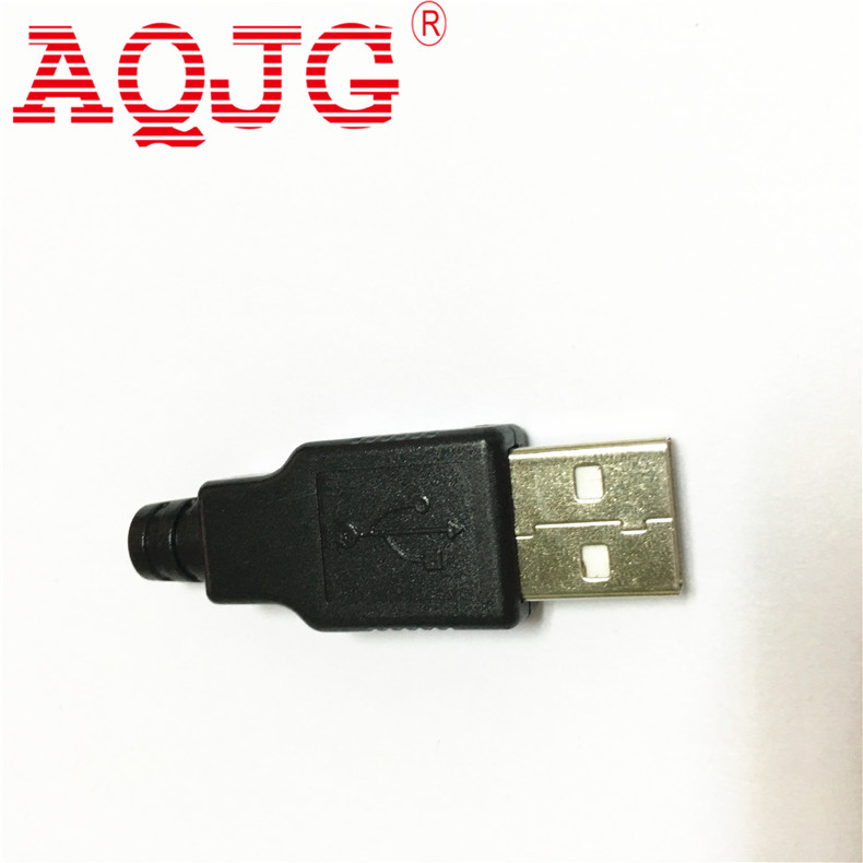 10 КОМПЈУТЕРИ DIY USB Женски Тип На 4Pin 4P три Парчиња Собранието Конектор Приклучок за Штекер AQJG