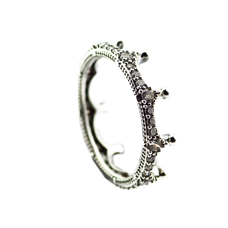 925 Sterling Silver Маѓепсана Круна Прстен За Жените Оригинална Мода DIY Шарм Европски Стил Накит CKK