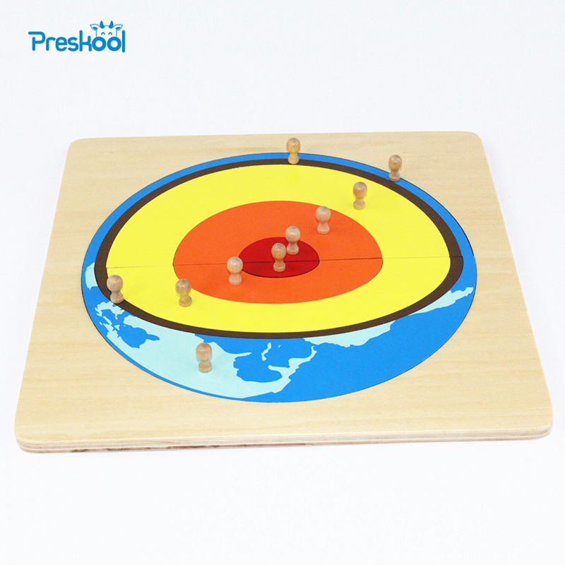 Бебе Играчка Montessori Соларни Core Загатка со Кутија за Ран Детски Предучилишна Обука Деца Brinquedos Juguetes