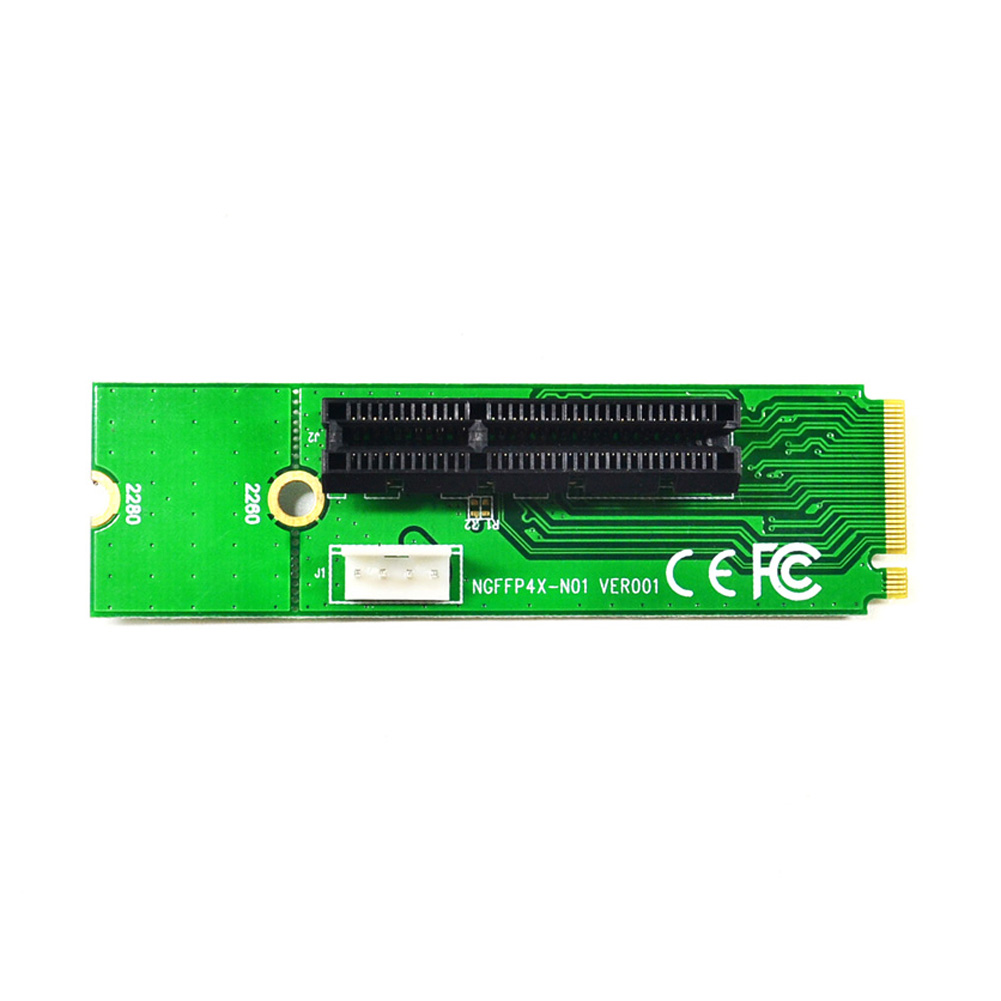 NGFF М2 за PCI-e 4x Слот Столб Картичка М клучни М. 2 SSD Порта за PCI Express Конвертор PCI-E 4X Женски NGFF М. 2 M