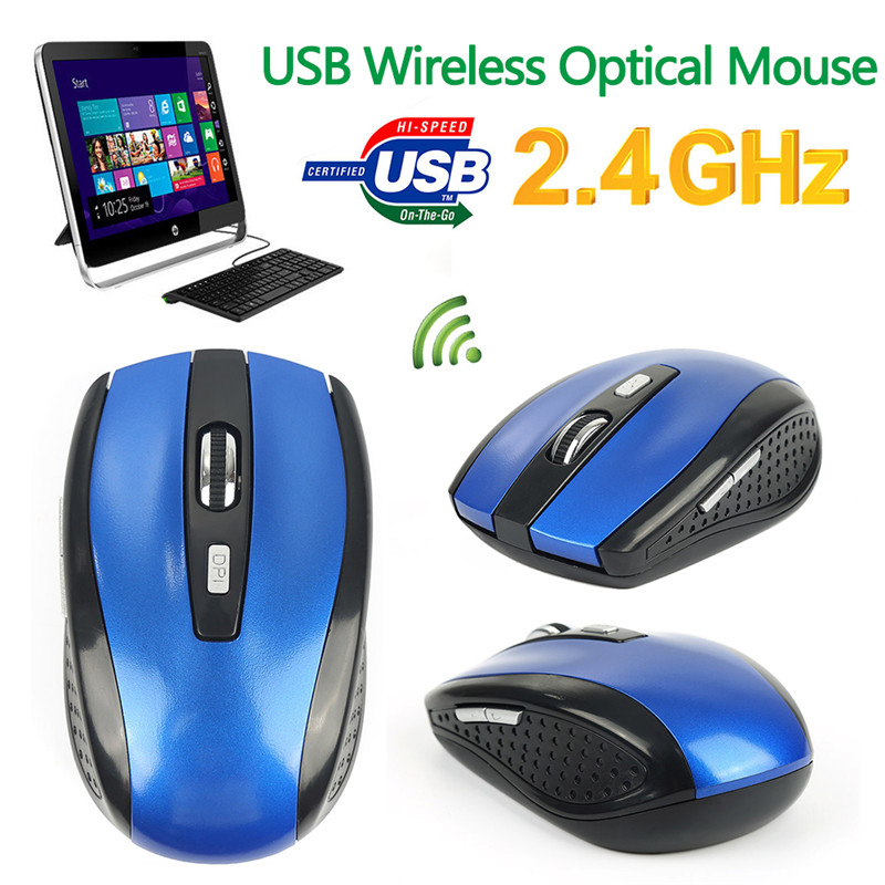 Centechia Нови Пристигнување Глувчето за Мерење Fio Преносни 2.4 Ghz Безжична Оптички Игри Глувчето Гејмер Глувци За