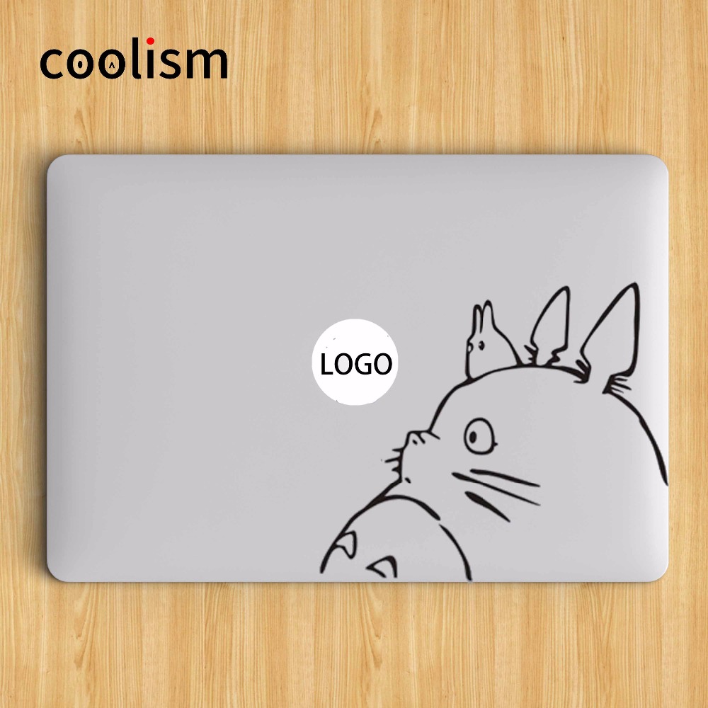 Totoro Аниме Винил Лаптоп Decal Налепница за Apple MacBook Air Decal 13 Про Ретината 11 12 15 17 инчен Mac Ми Лаптоп