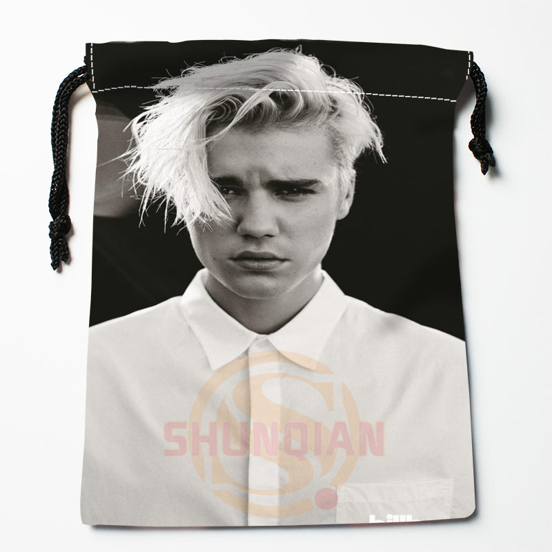 Нови Пристигне Џастин Bieber Обичај Drawstring Торба Организатор Складирање Торби, Печатени Добие Торба Компресија Тип