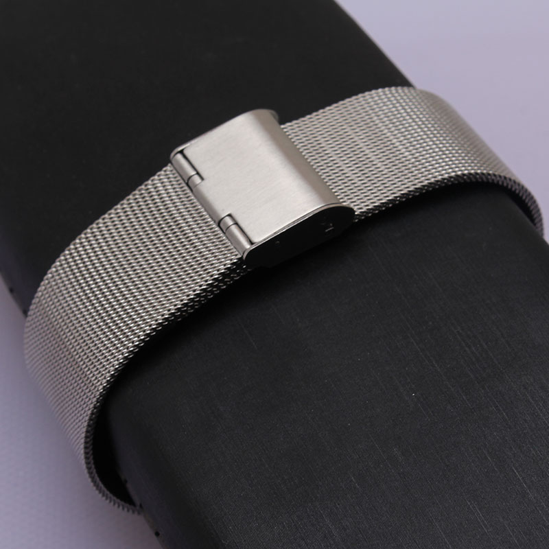 16mm 18mm 20mm 22mm Watchband Види Бенд Мрежа од не ' Рѓосувачки Челик врвка за околу Рака Појас Хривнија Сребро за заеднички