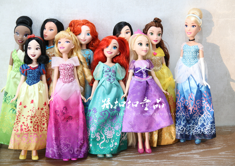 Принцезата Аниматори Шарон Кукла Принцезата Софија долга коса снежана Ариел Rapunzel Merida Пепелашка Аурора Принцезата