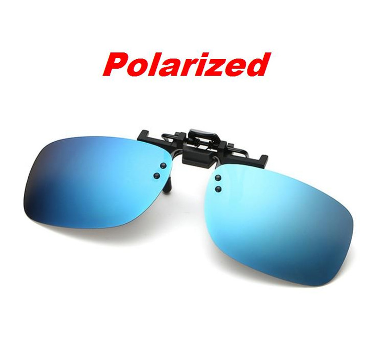 ЧУН N44 Поларизирана Клип на очила за сонце очила плоштадот Polaroid Леќа Мажи Жени огледало клип за Сонце Очила за Ноќно
