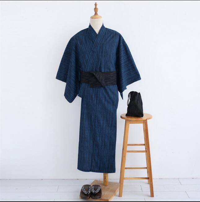 Јапонското кимоно Мажите bathrobe Бамбус памучна Облека