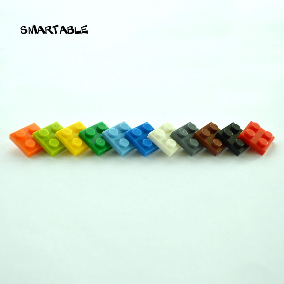 Smartable Играчки на плоча тули 2X2 Краток Градежни Блокови DIY Играчки Компатибилен Legoing minecrafted Играчки 815pcs/многу