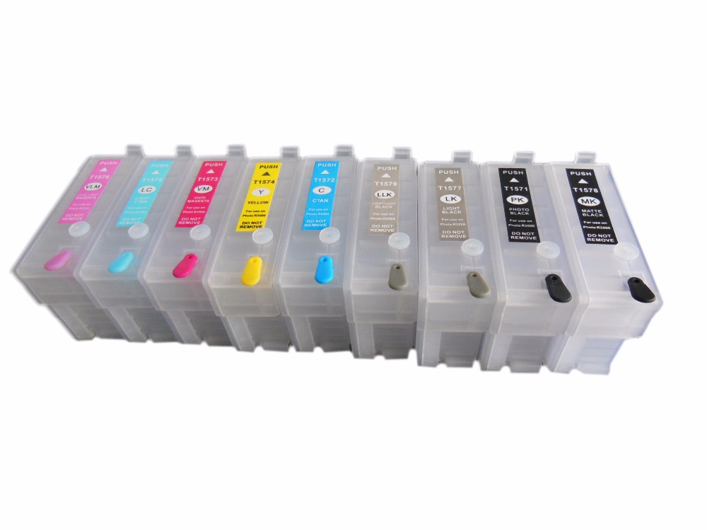 T7601-T7609 Refillable мастило касети за Epson P600 surecolor P600 Surecolor SC-P600 печатач со автоматско ресетирање