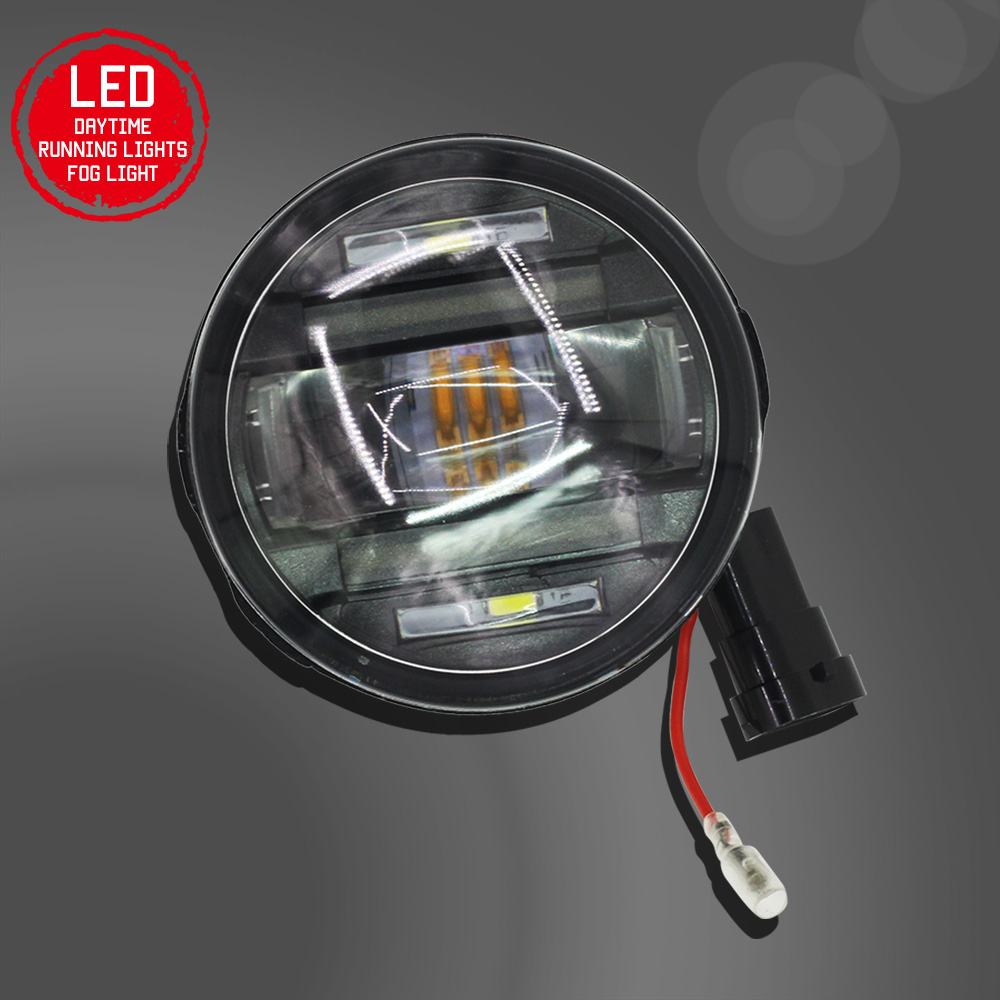 Buildreamen2 2 X Автомобил LED Правото + Лево Магла Светлината на Денот Водење Светилка светилки drl 12V Додатоци За